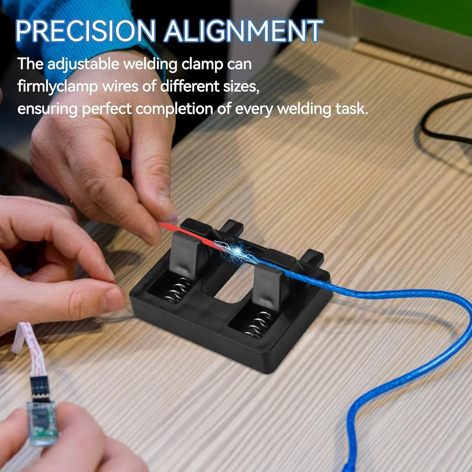 Adjustable Welding Wire Clamp Suction Bracket Soldering Table Holder Tool