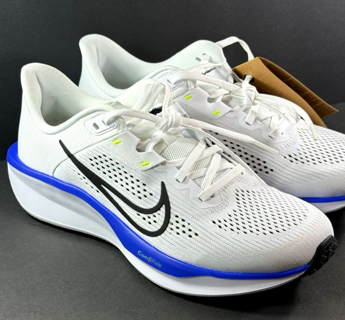 Men's Nike Quest 6 / White-Black-Hyper Royal-Volt / FD6033-102 NIB