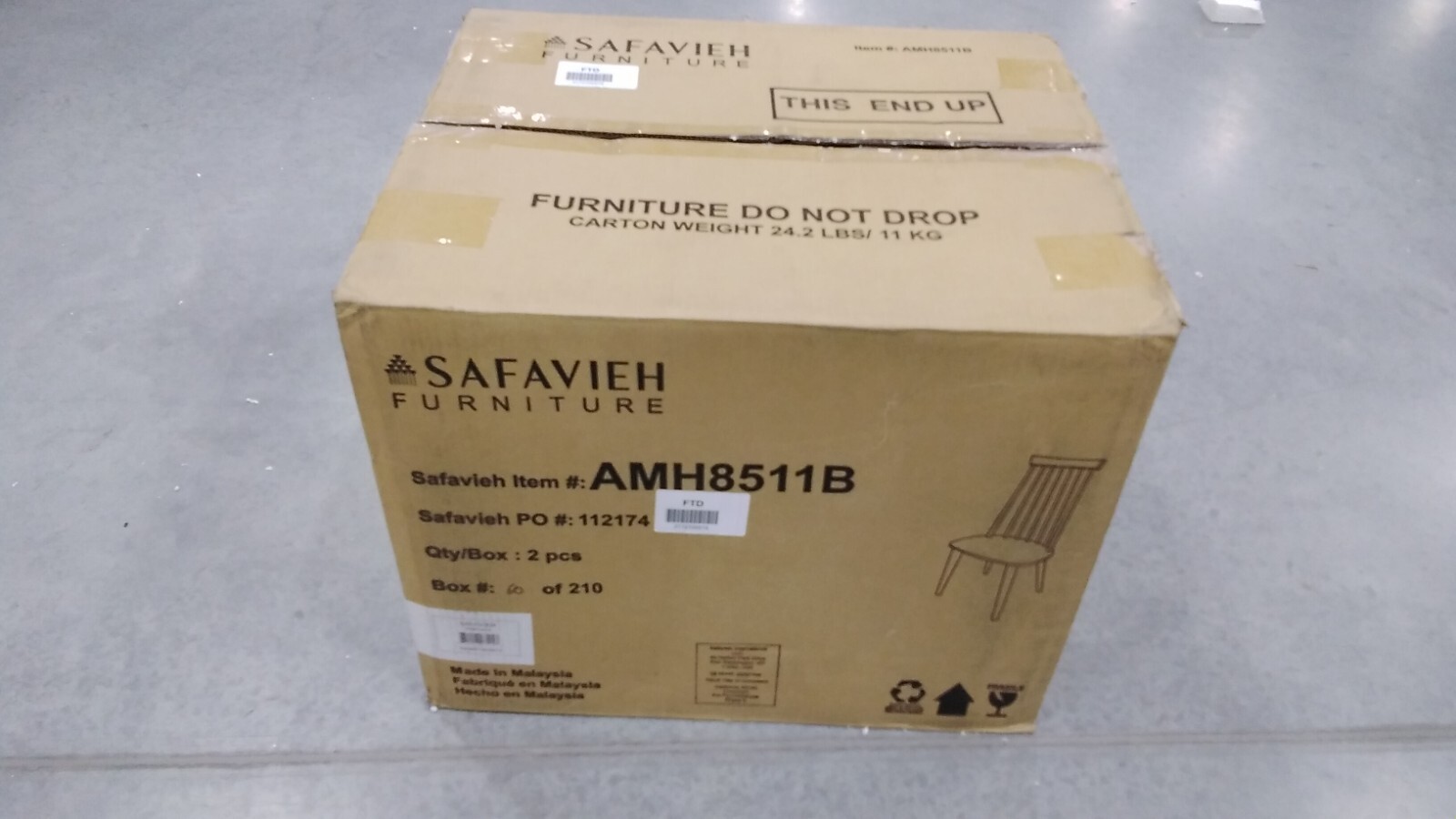 Safavieh Burris Side Chair, Reduced Price 2172700579 AMH8511B
