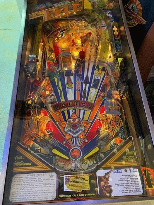 GREAT! Williams Police Force pinball machine UPGRADED...