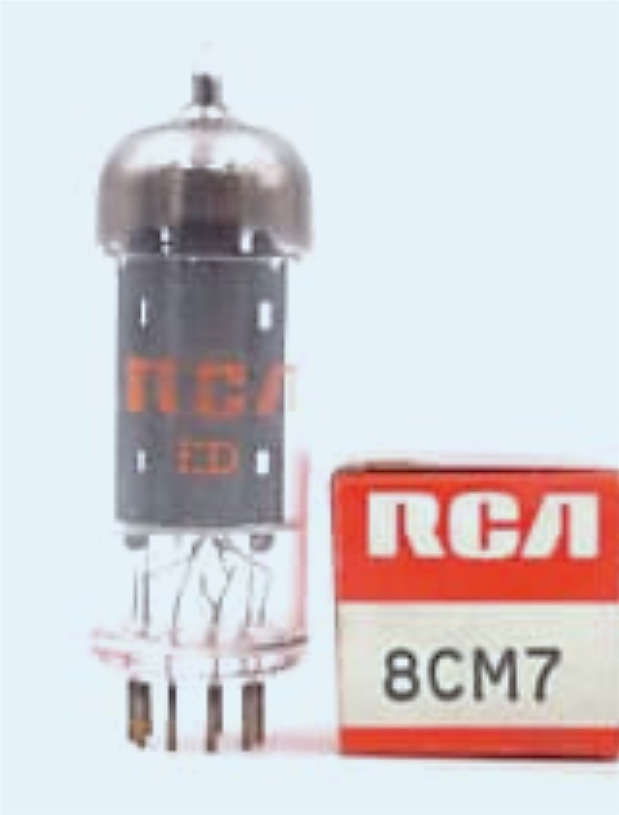 8CM7 TUBE RCA USED TESTED & BOXED VINTAGE COMMERCIAL SURPLUS
