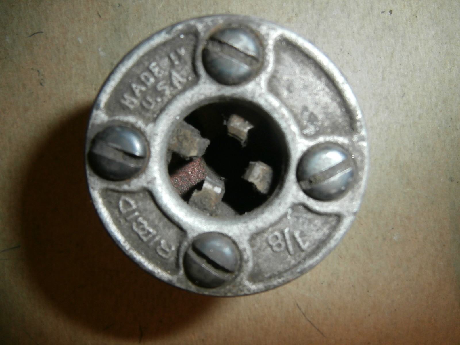 Ridgid 1/8" Pipe Threader Die Head