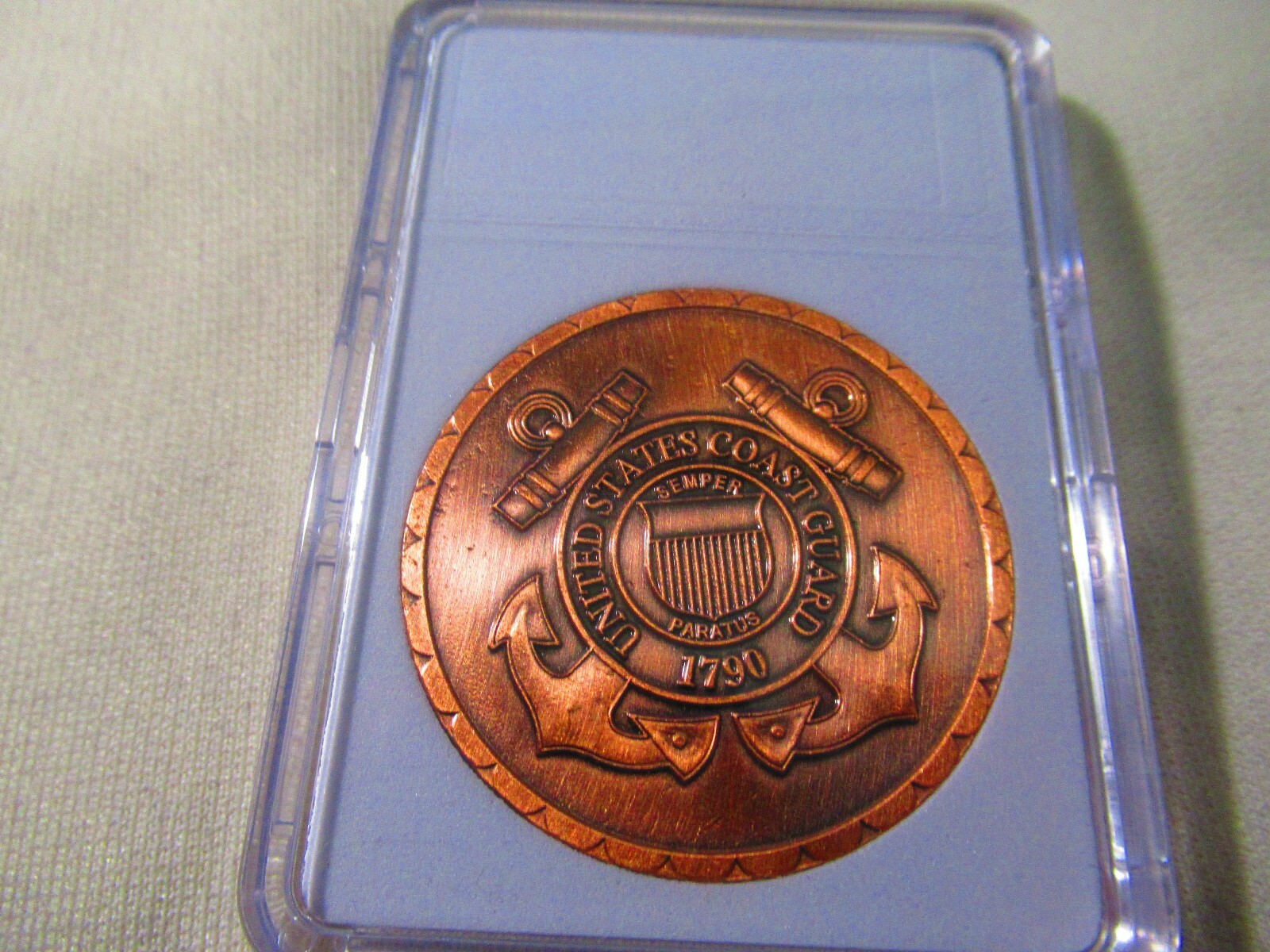 US COAST GUARD MARITIME LAW ENFORCEMENT Challenge Coin (COPPER)