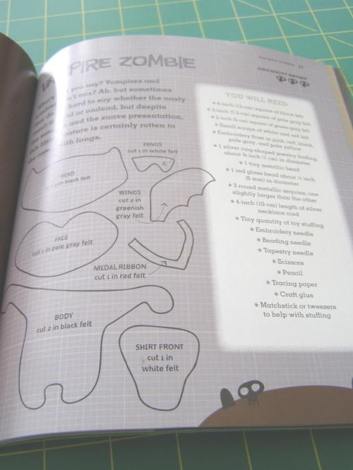 Zombie feltie doll patterns 18 creatures from the undead #1575