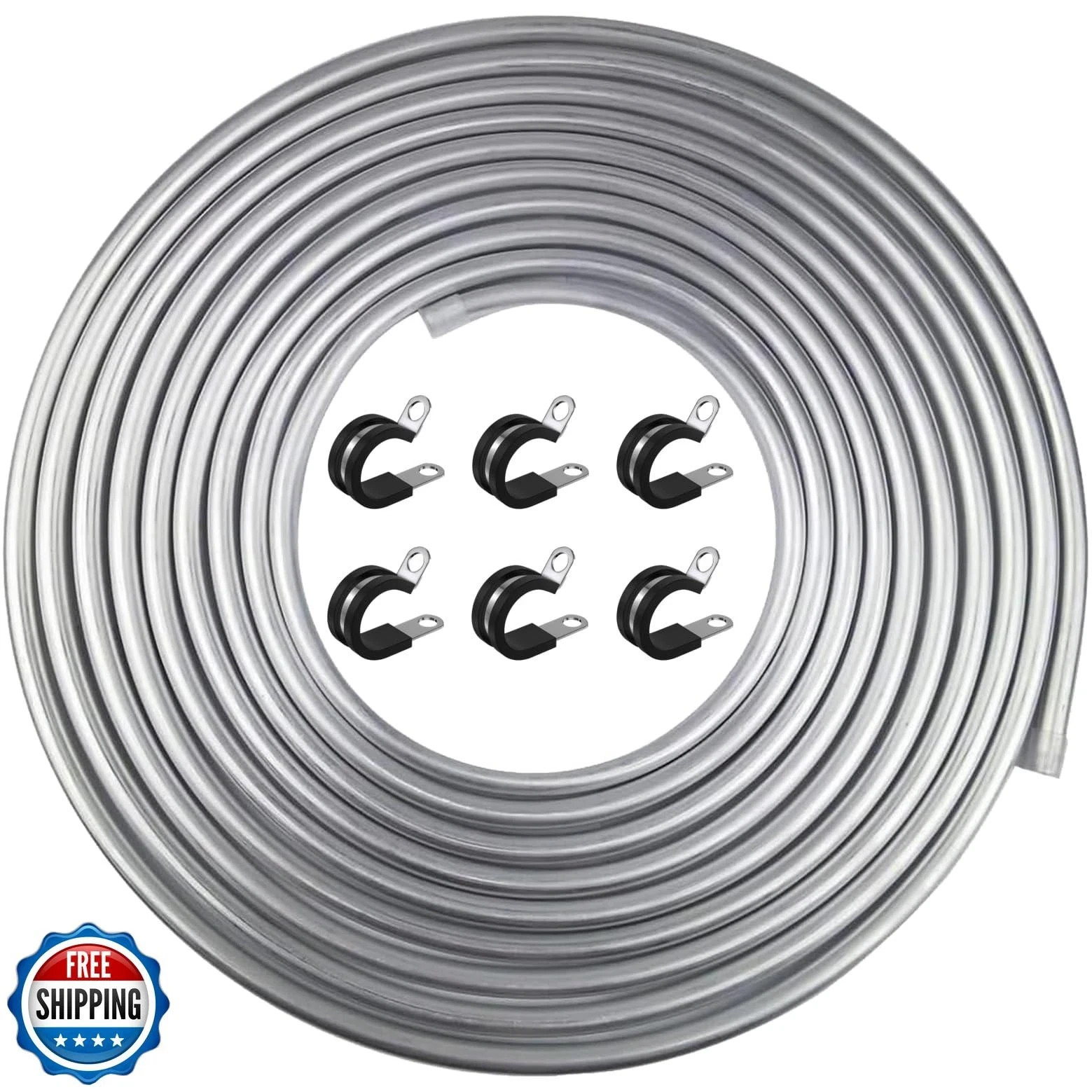 3/8 Fuel Line 3003 Grade Aluminium Tubing for Brake Line Metal Coiled Gas L 25 F