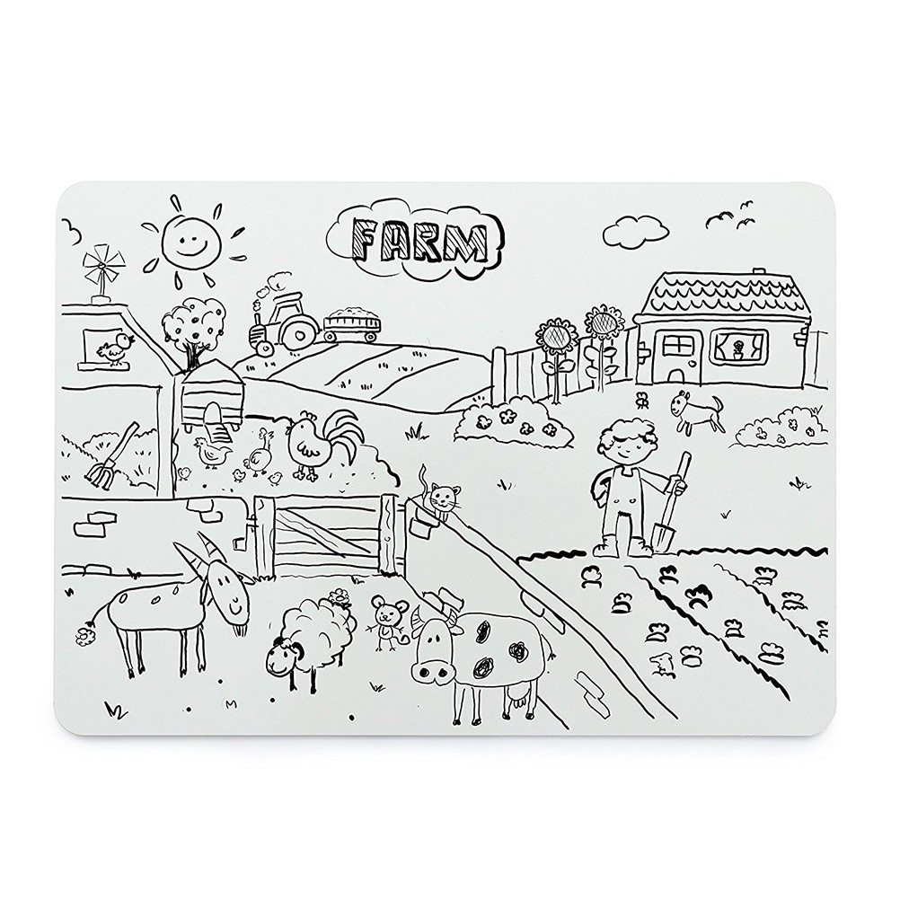 5Pcs Reusable Desktop Board Small White Whiteboards for Office and Home