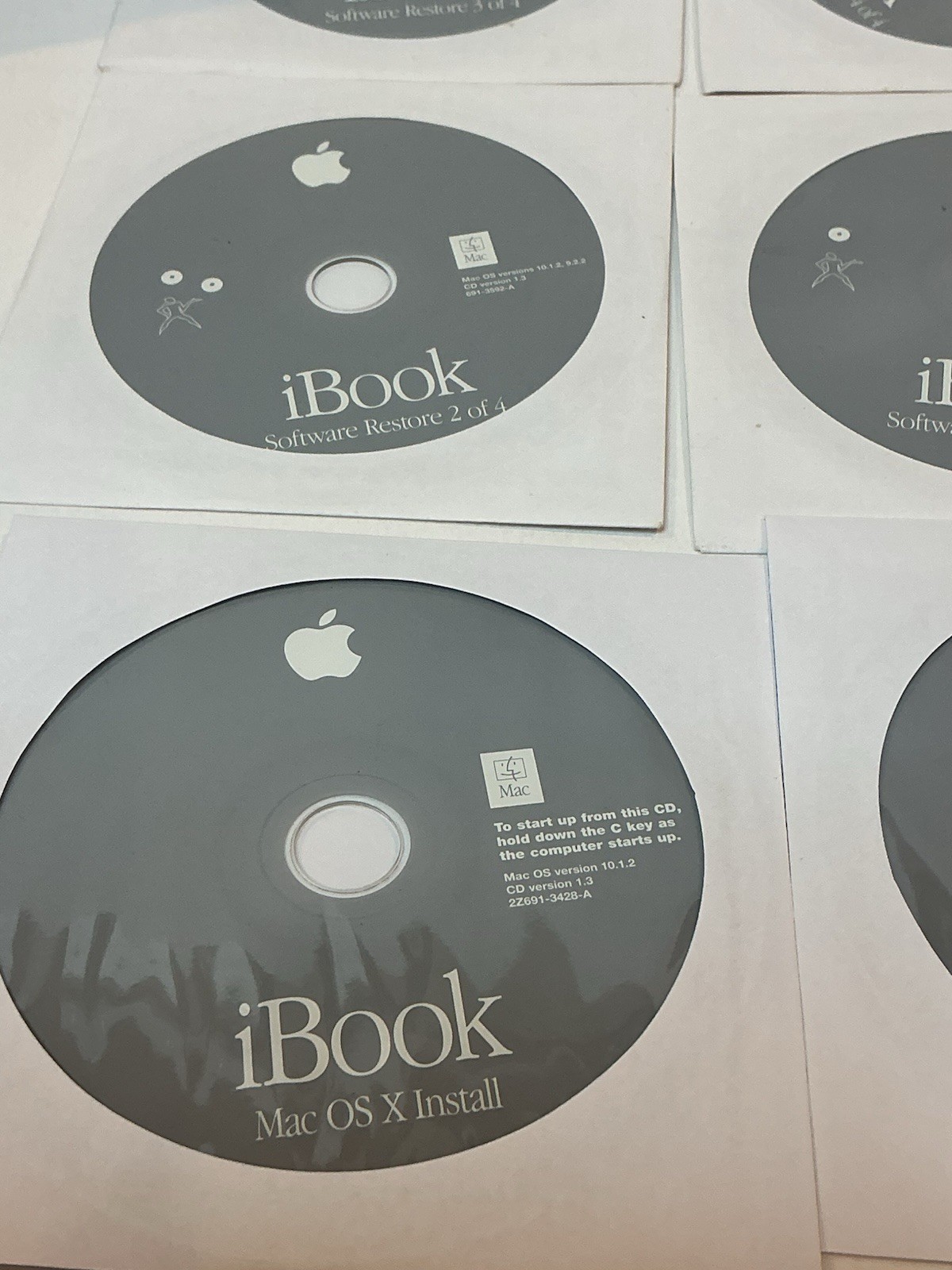 Apple iMac OS X Install Disks ver. 10.1.2 + Applications+iMac Software Restore