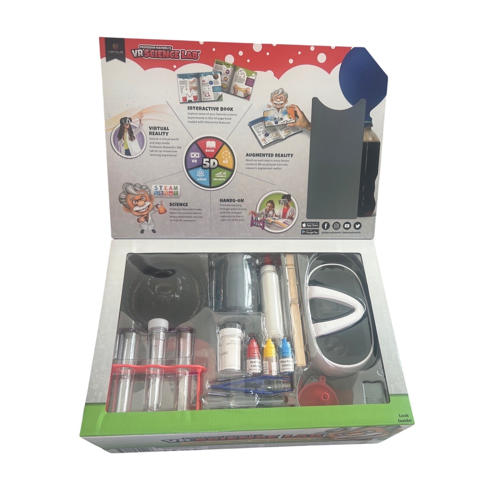 Professor Maxwell VR Science Lab STEAM Kit 25 Projects Ages 8-12 New