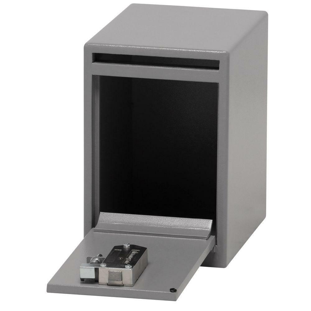SentrySafe Drop Slot Safe Key Lock Under Counter Anti-Fish Hoppers 0.39 cu. ft.