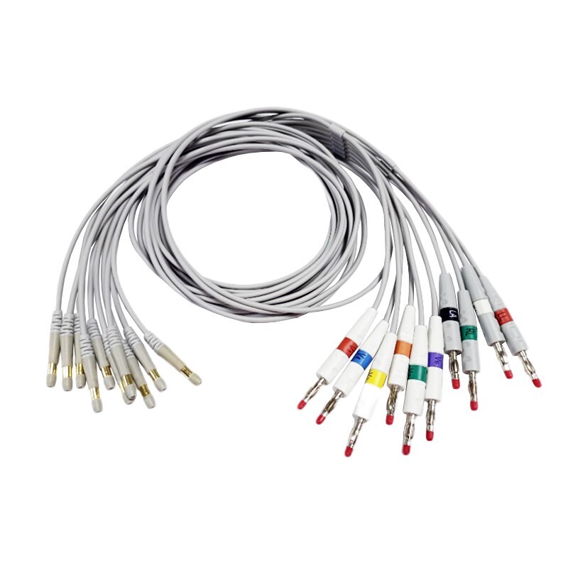 ECG EKG Leadwires Cable 10-Leads, Banana 4.0,for Welch Allyn CP100/CP200 401129