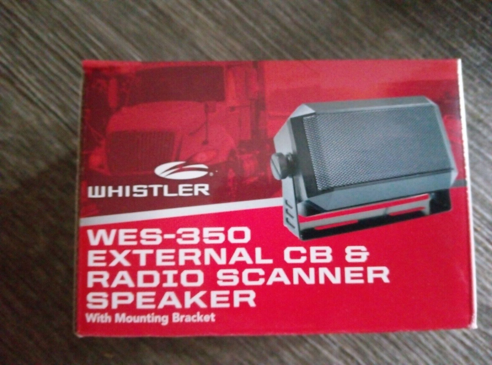 Whistler WES-350 External CB & Radio Scanner Speaker W/Mtg Brkt *BIN FREE SHIP*