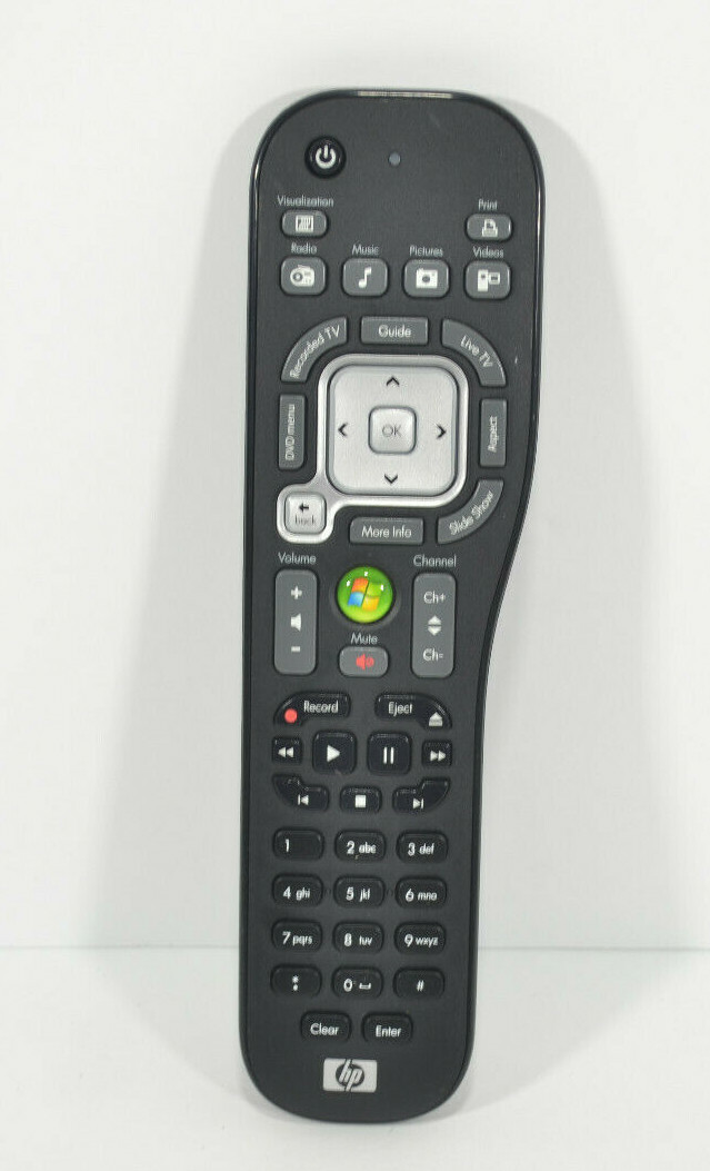 Hewlett Packard RC1804905/02 Computer Media Center Remote OEM Works Tested