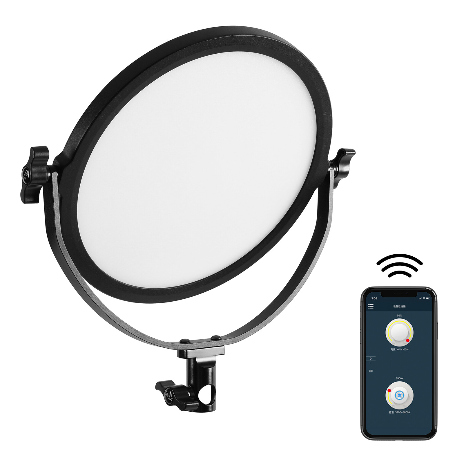 GVM Bi-Color Edge Video LED Soft Light (10")