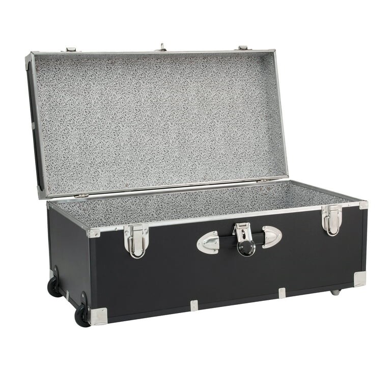 Seward Trunk SWD6115-18 Wheels & Lock 30 inch - Black