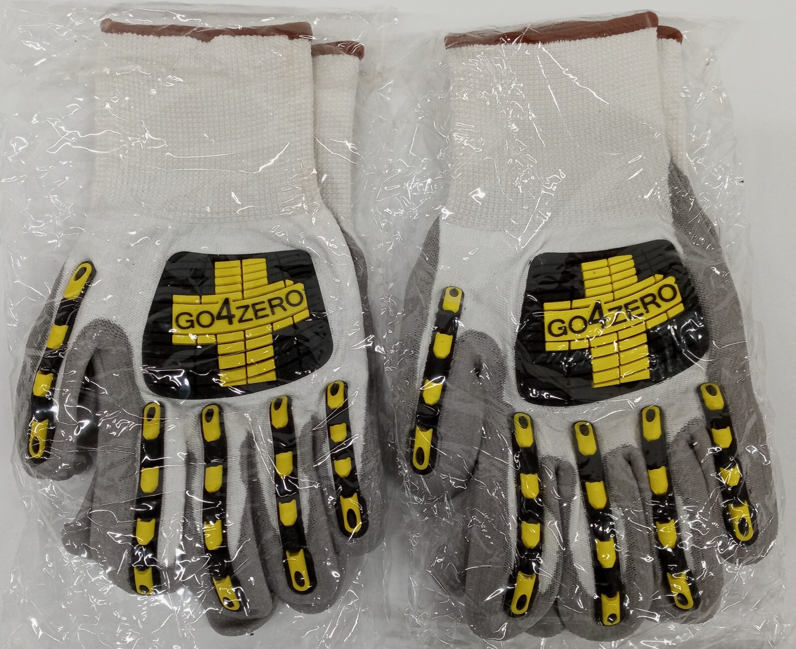 Lot of 2 Pairs GO4ZERO W/ Cut Resistant  Work Gloves Sz Medium