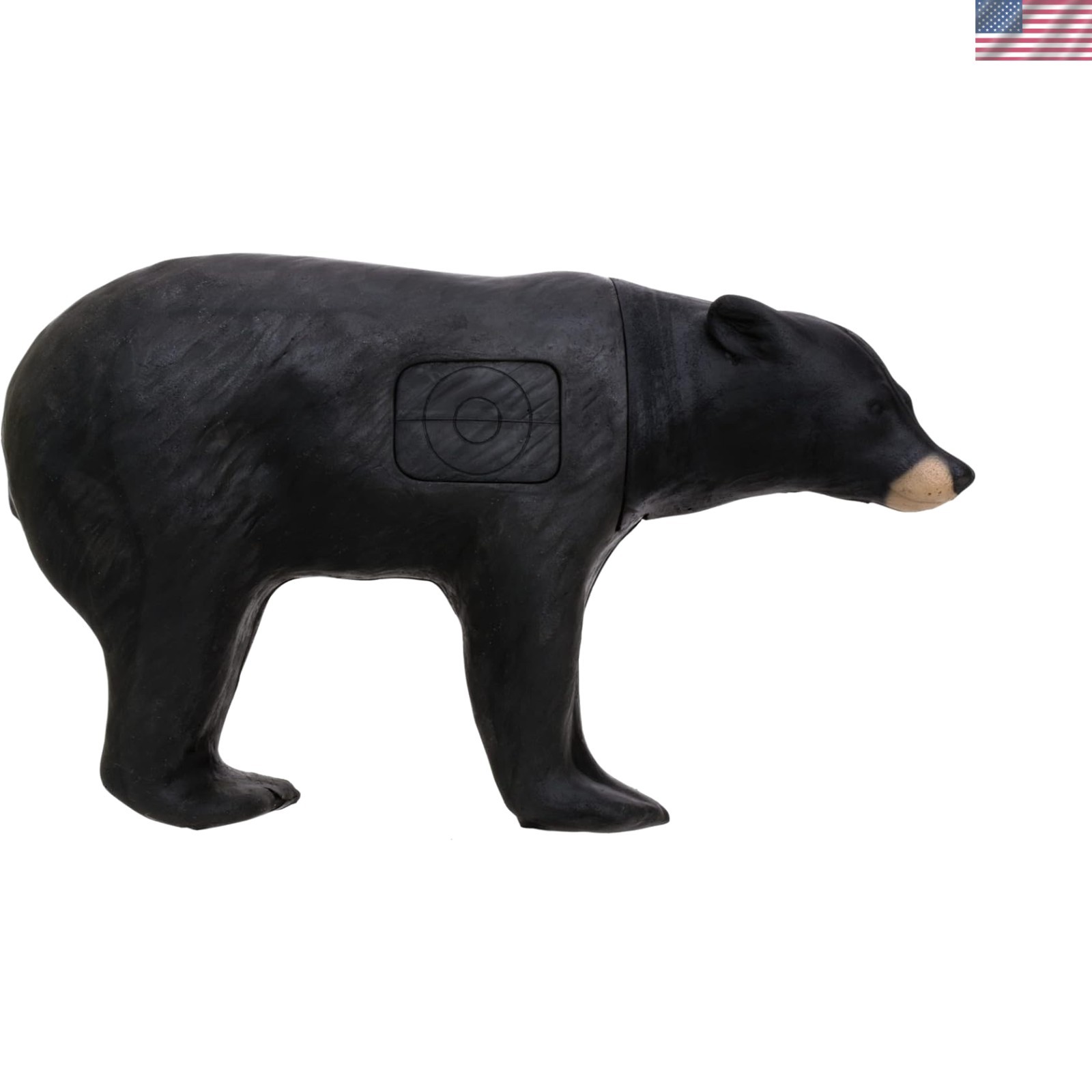 Authentic 3D Bear Archery Target for -Round Practice - Weatherproof Design