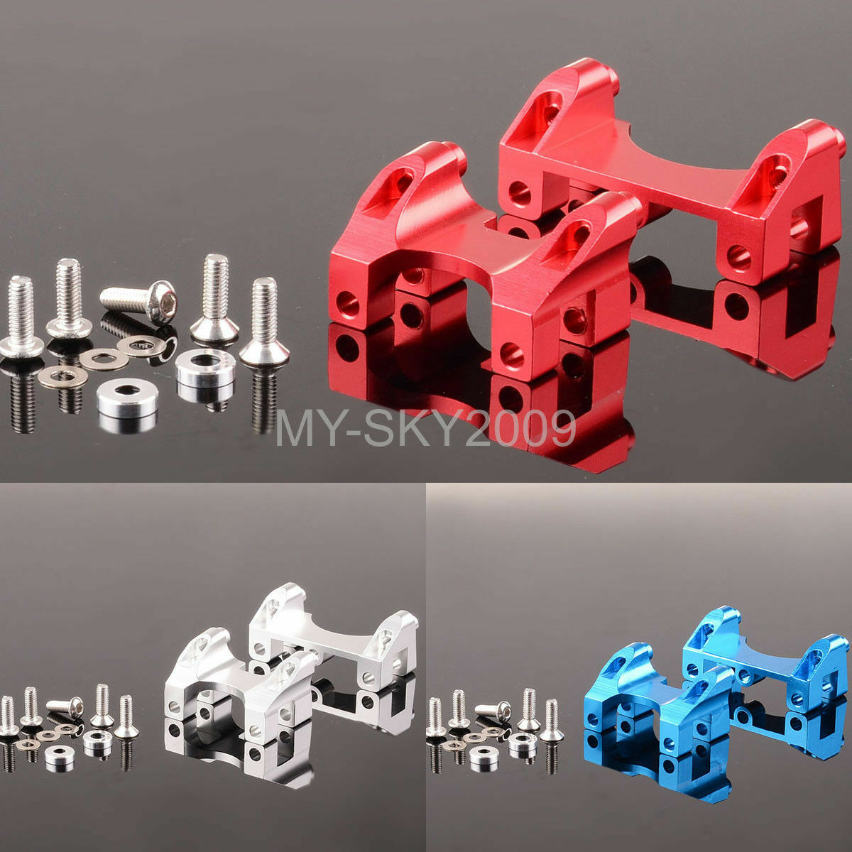 F&R ALUMINUM SHOCK MOUNTS # 5317 Fits TRAXXAS 1/10 REVO E-REVO Summit Slayer