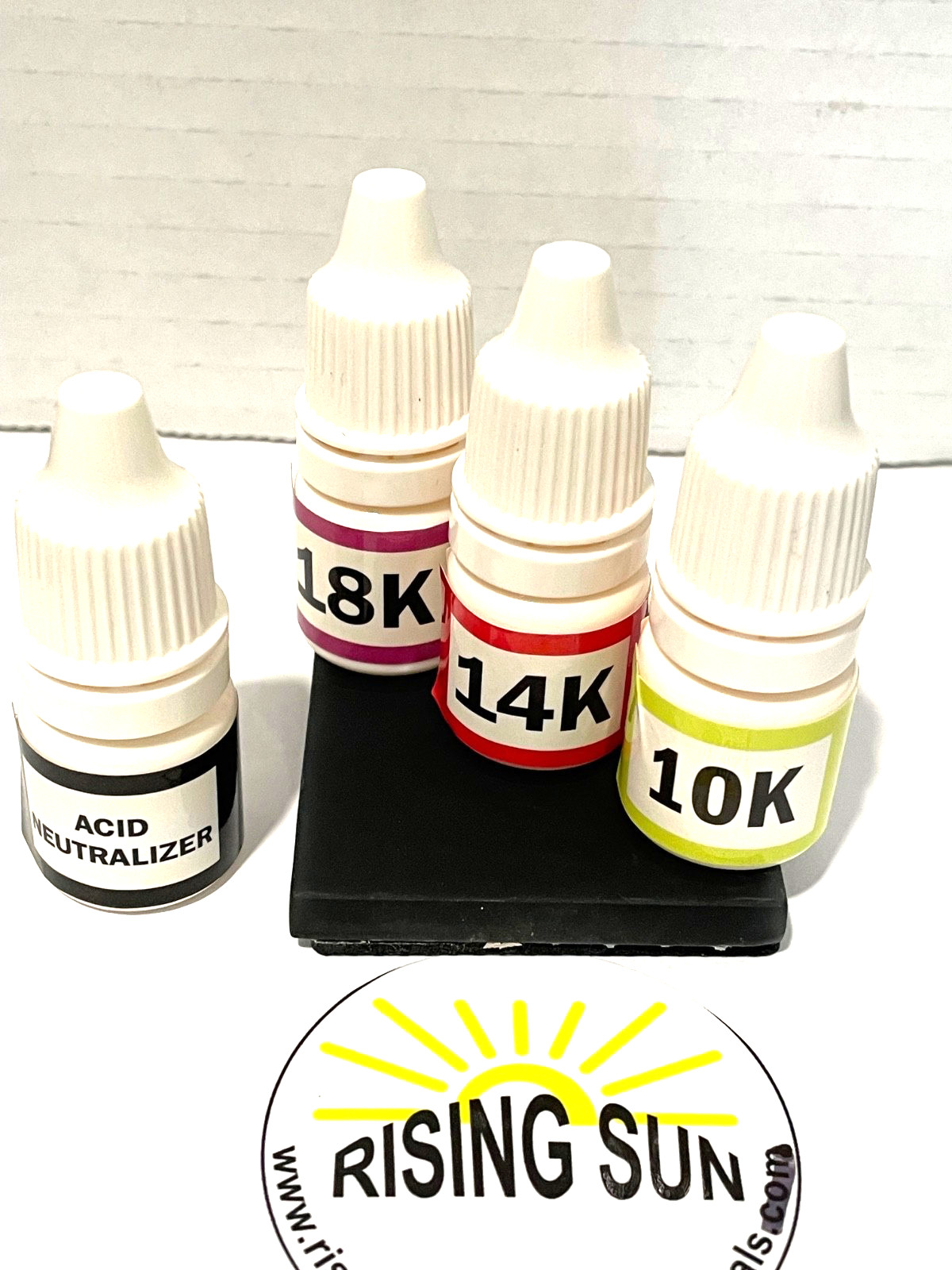 Gold testing 10k, 14k, 18k, stone, neutralizer