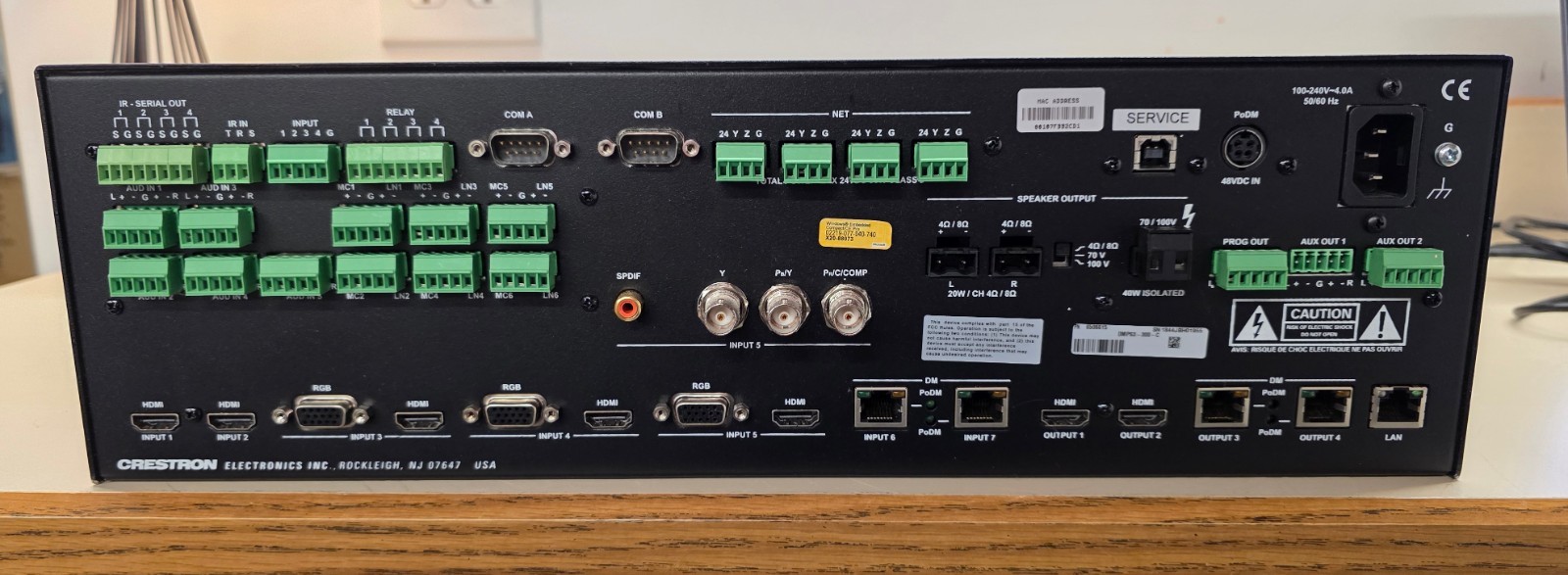 Crestron DMPS3-300-C 3-Series DigitalMedia Presentation System 300