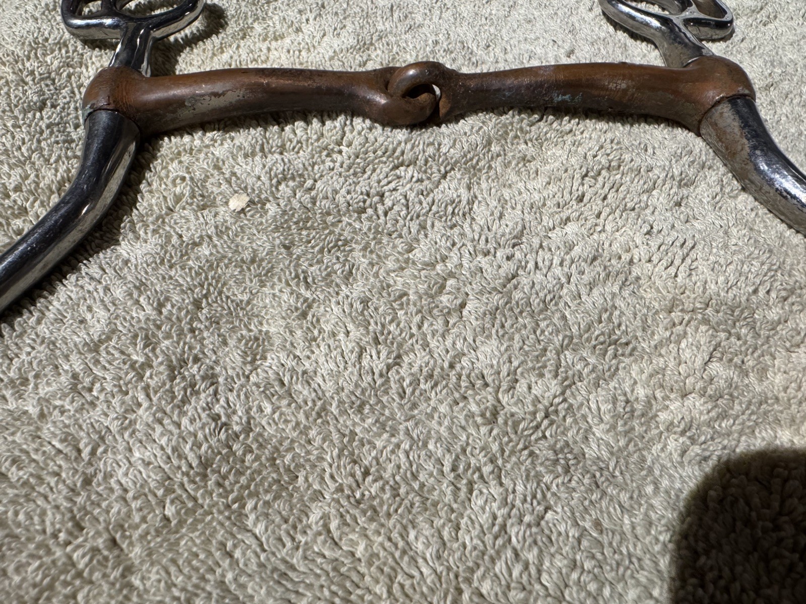 Copper Mouth Tom Thumb Snaffle Bit for Training and Encourages Softness