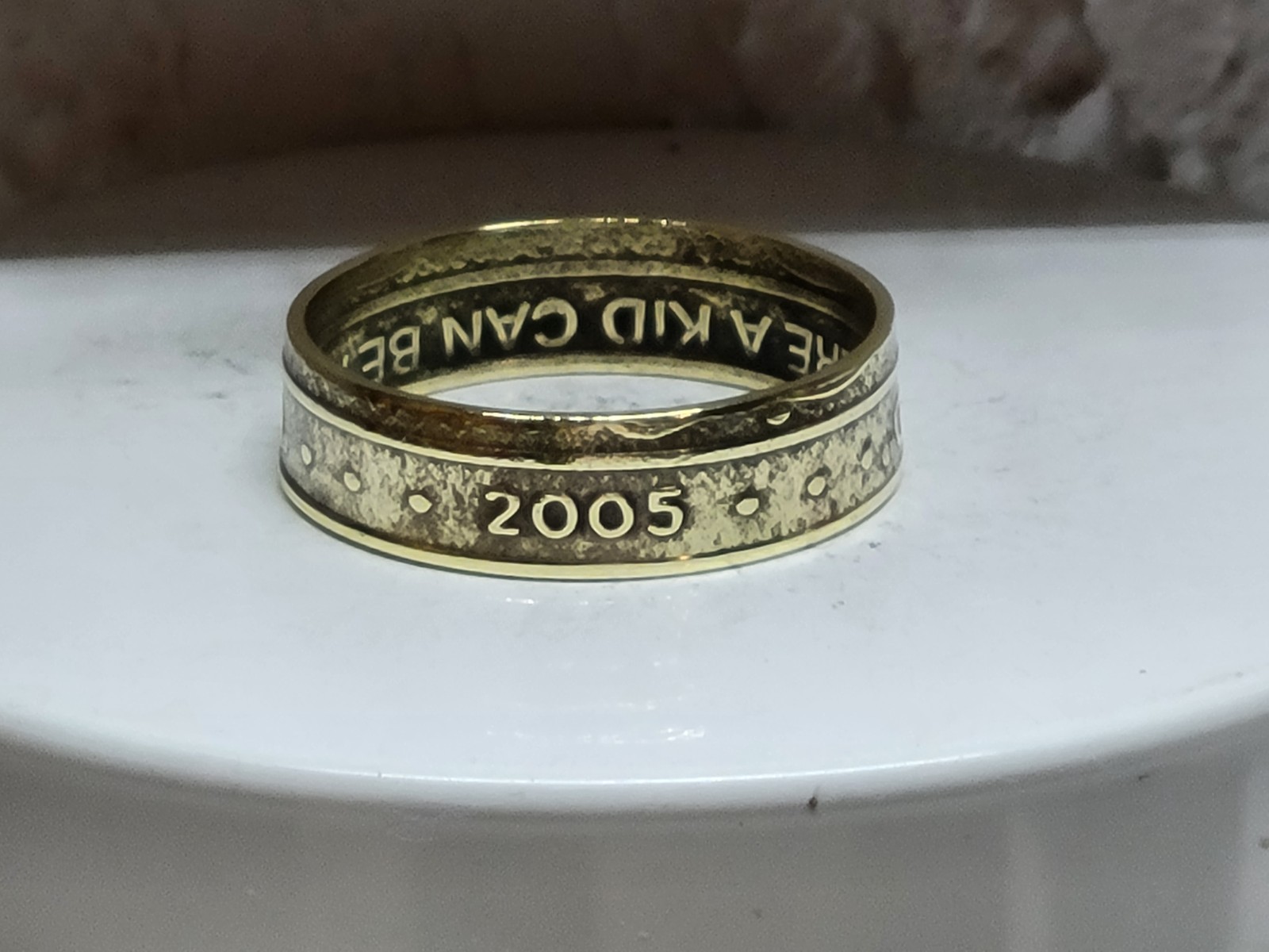 CHUCK e CHEESE - 2005 - Size 11 Token Coin Ring