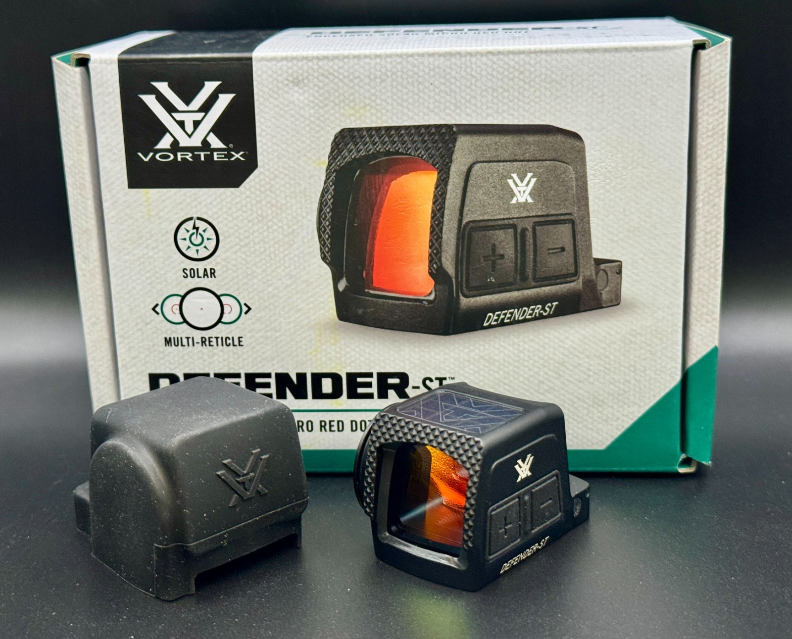 Vortex Defender-ST Enclosed Solar Micro 1x22.5mm Reflex Red Dot DFST-MRD3-E