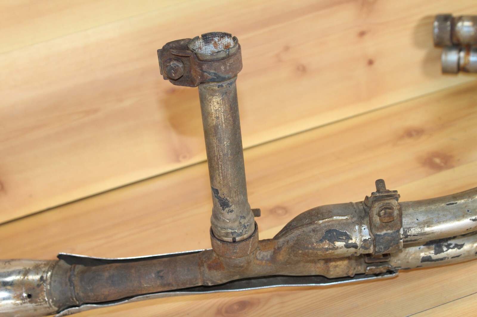 1980-1983 Kawasaki KZ750 KZ 750 LTD Left Muffler Exhaust Header Pipe 18001-1256