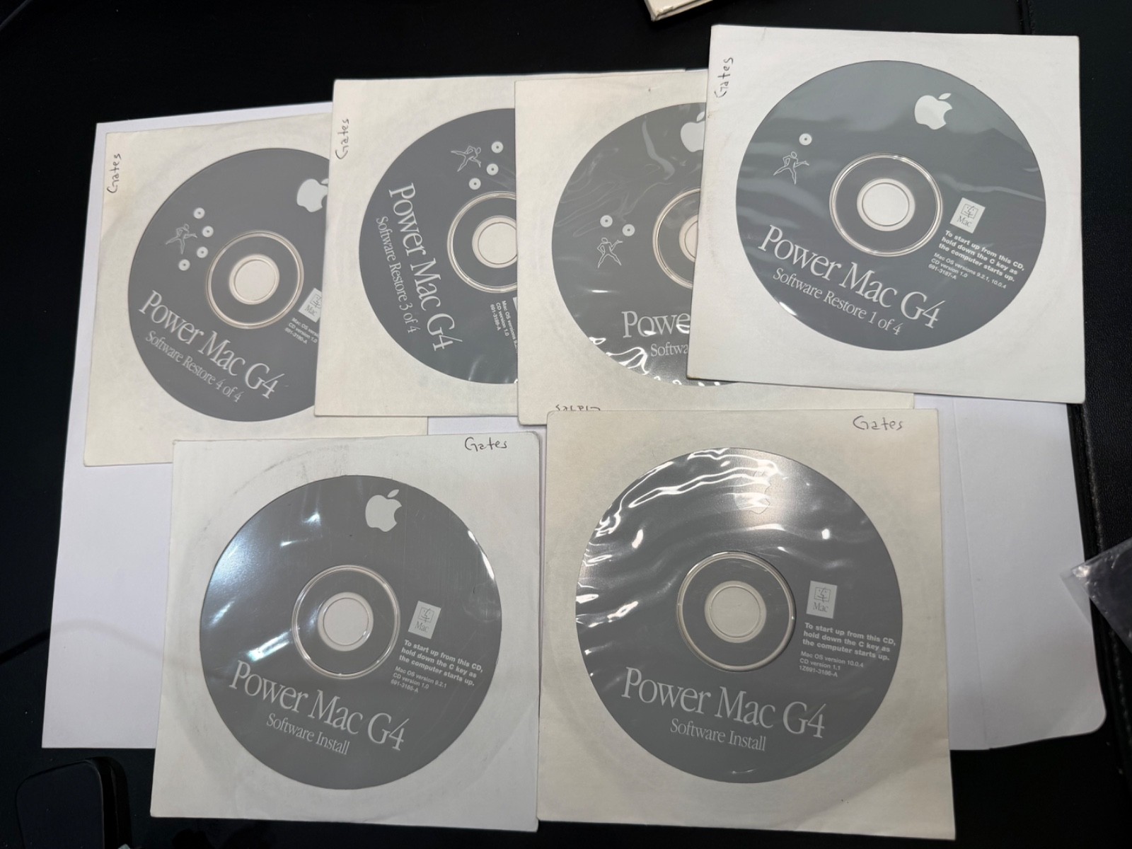 Power Mac G4 Software Restore for Mac OS 9 and Mac OS X, Version 9.2.2 (6 discs)