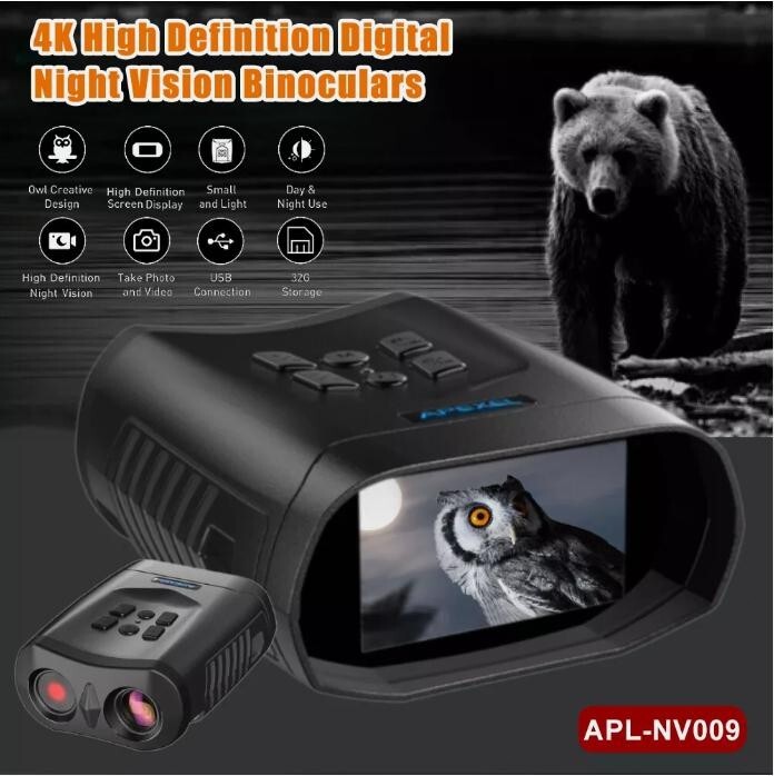Thermal Imaging Monocular AI 384x288 12μm 50Hz APL-NV009 Hunting Camera Telescop