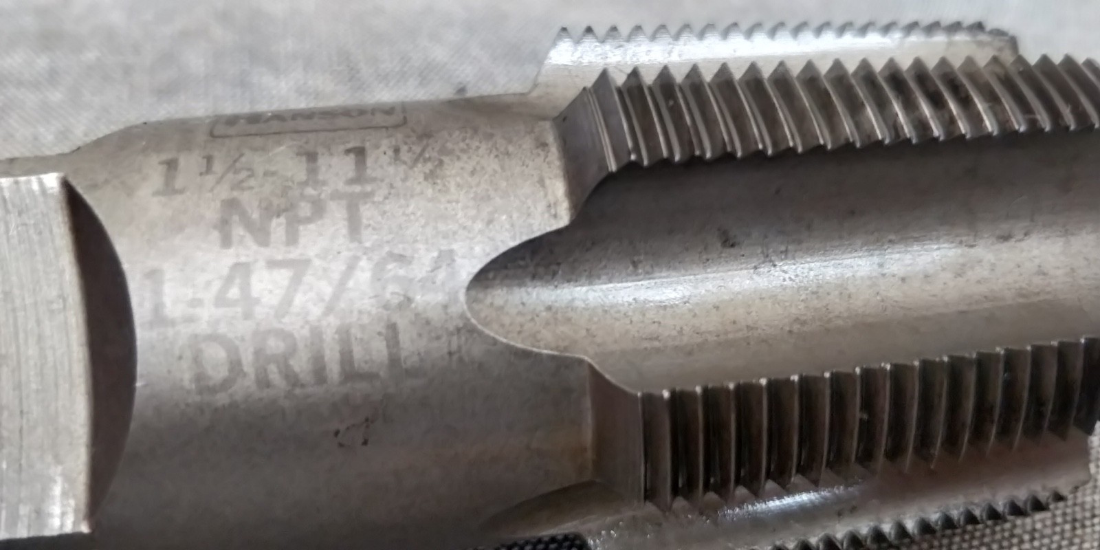 HANSON 1 1/2"-11 1/2 NPT PIPE THREADING TOOL TAP