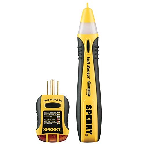 STK001 Non-Contact Voltage Tester (VD6504) & GFCI Outlet / Receptacle Tester
