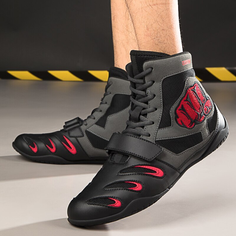 Men's Boxing Shoes Non-slip Boxing Sneakers Wrestling Sneakers Flighting Shoes