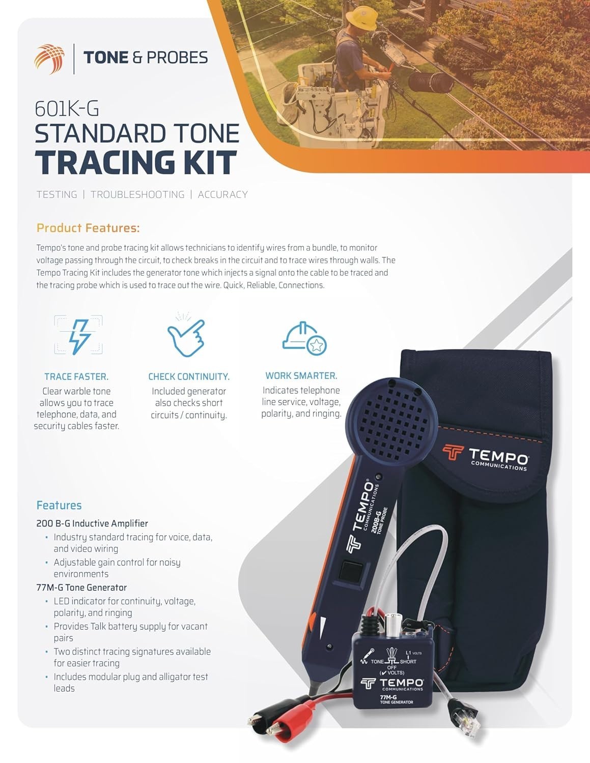 Multi-Pair Cable Tracer for Accurate Wiring Identification and Troubleshooting