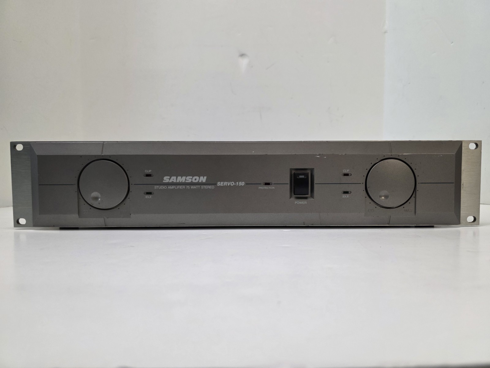 Samson Servo-150 Studio Amplifier 75 Watt Stereo Power, Tested & Working READ