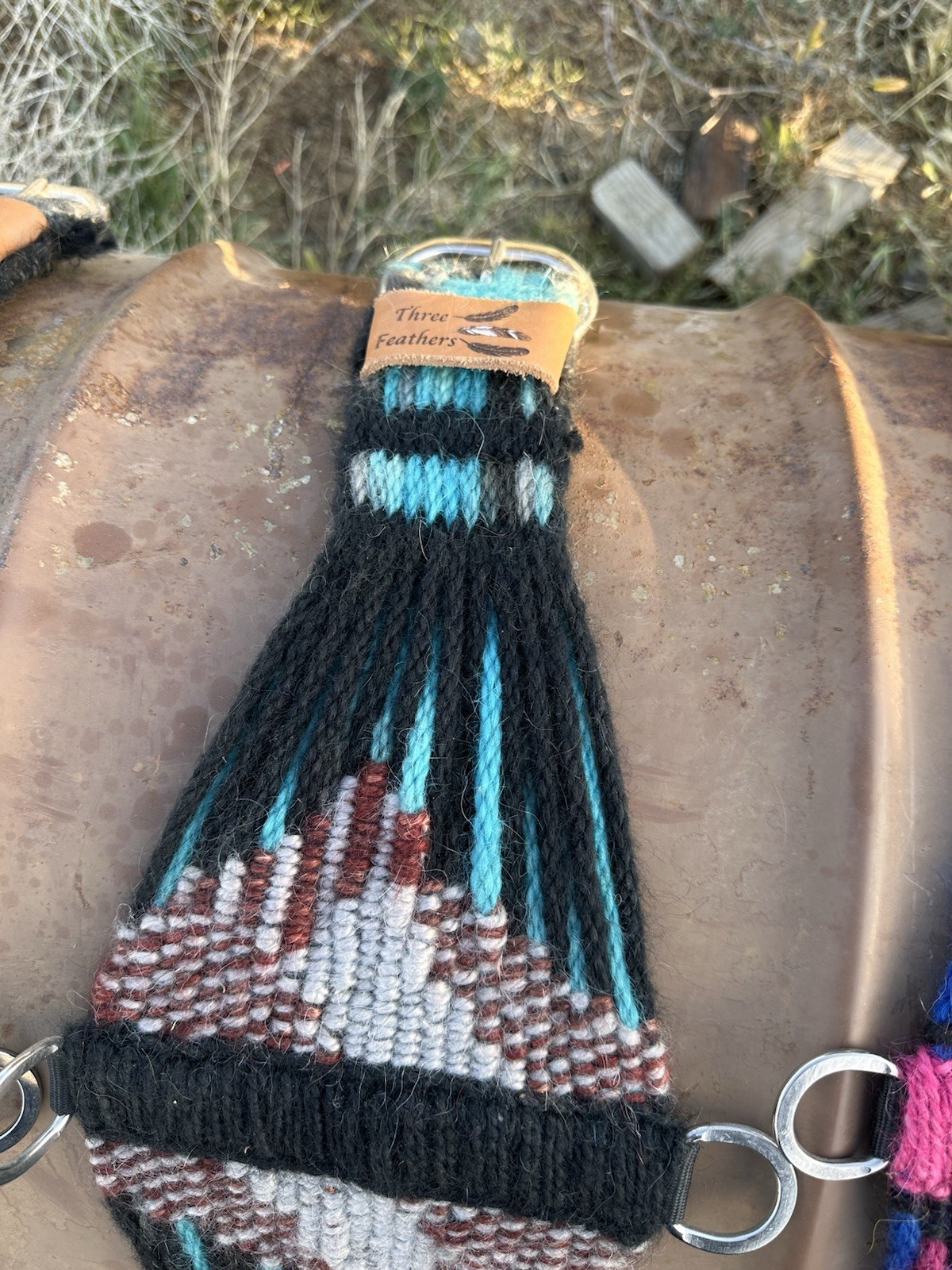 Custom 28” mohair cinch