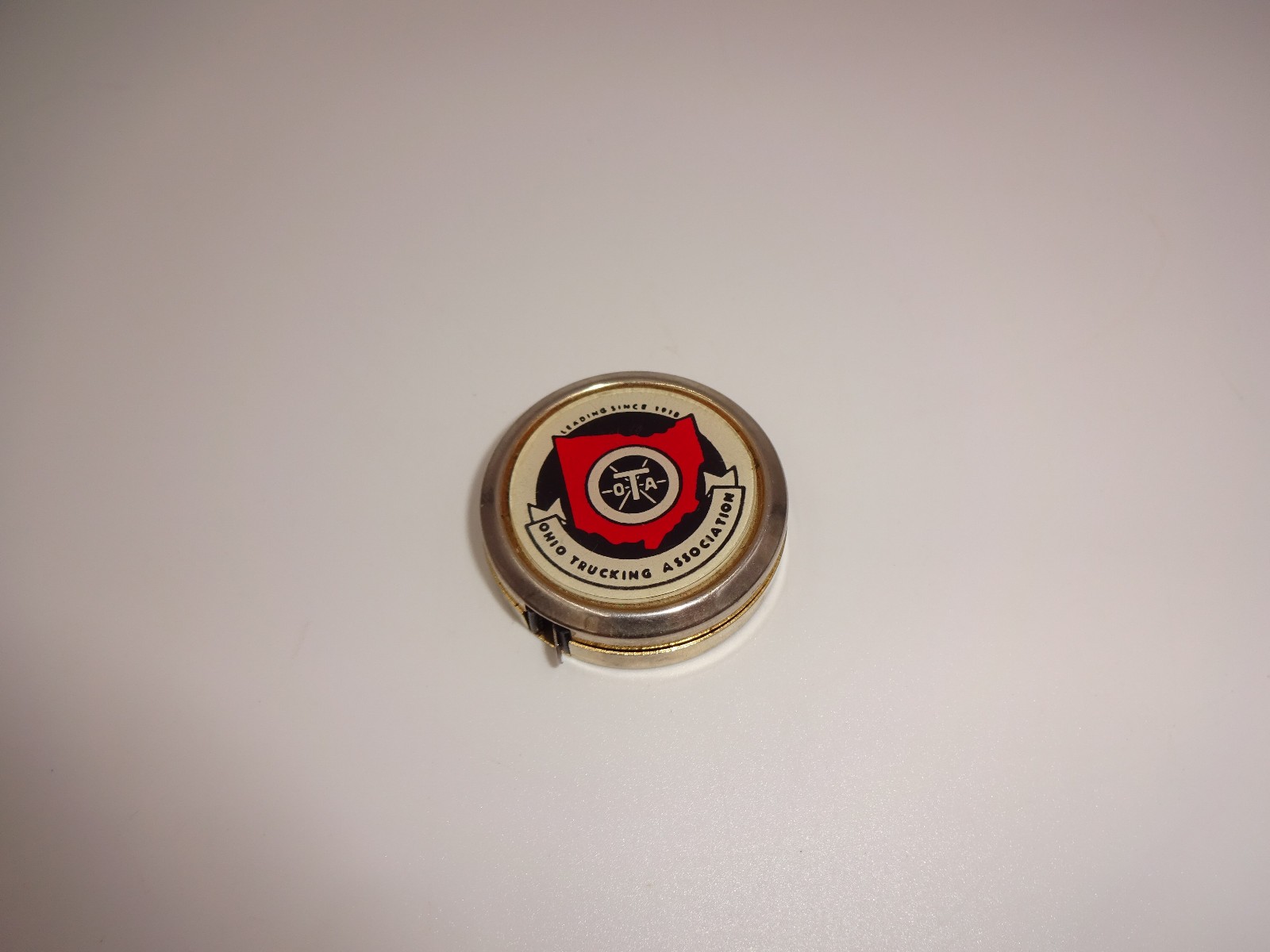 Vintage Ohio Trucking Association OTA Tape Measure Measuring 69" Advertising