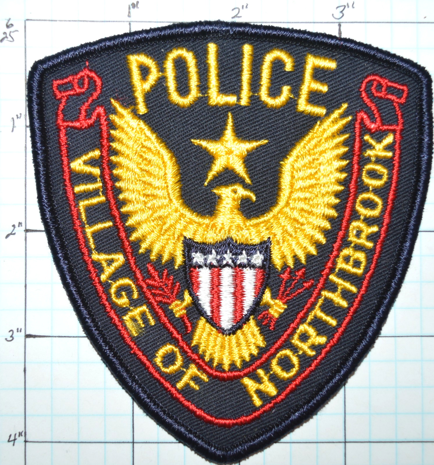 ILLINOIS, VILLAGE OF NORTHBROOK VINTAGE POLICE DEPT PATCH