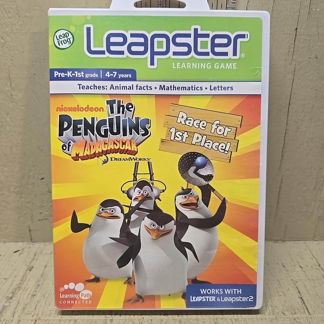 LeapFrog Leapster Penguins of Madagascar Game Leapster2 Tested