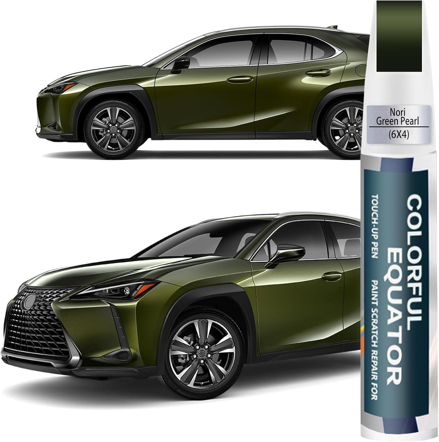 Touch Up Paint Kit for Lexus Nori Green Pearl 6X4 Car Scratch Remover DIY Easy