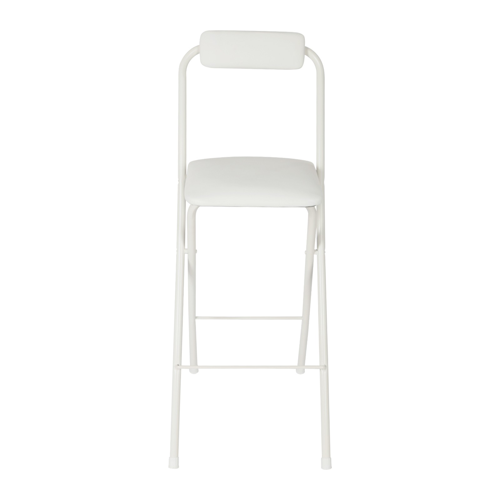 White 27.56" Height Folding Chair Folding Seat Office Home Event Wedding Party