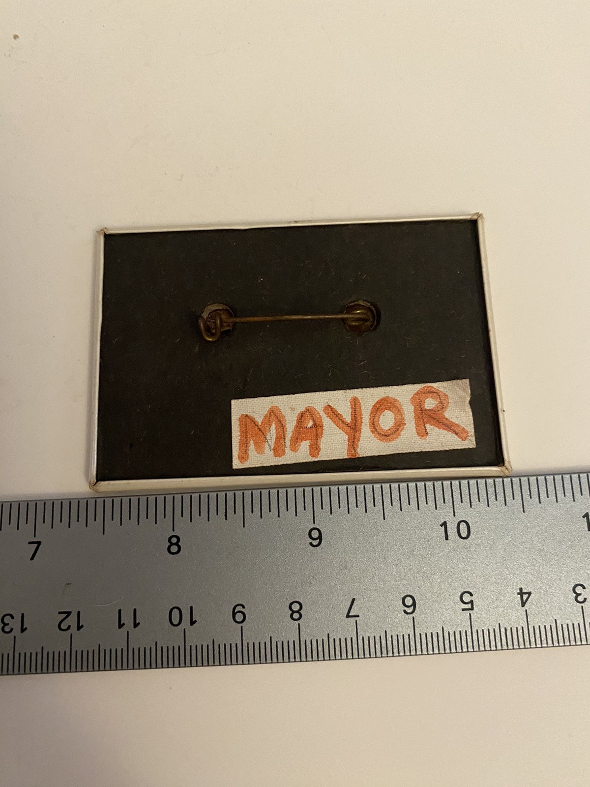 Dave Nelson Ward 3 Pin Back Button P83