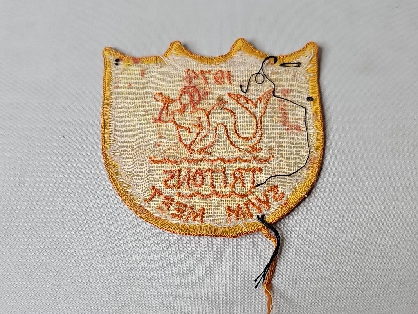 1974 Tritons Swim Meet Patch