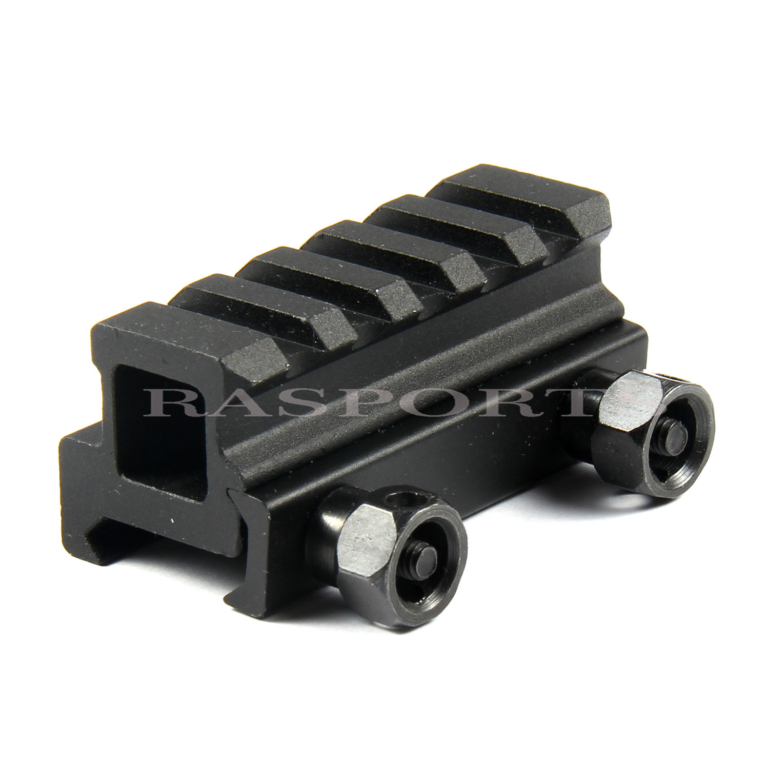 0.75" inch 5 Slot Medium Riser 20mm WEAVER PICATINNY See Through Scope Mount