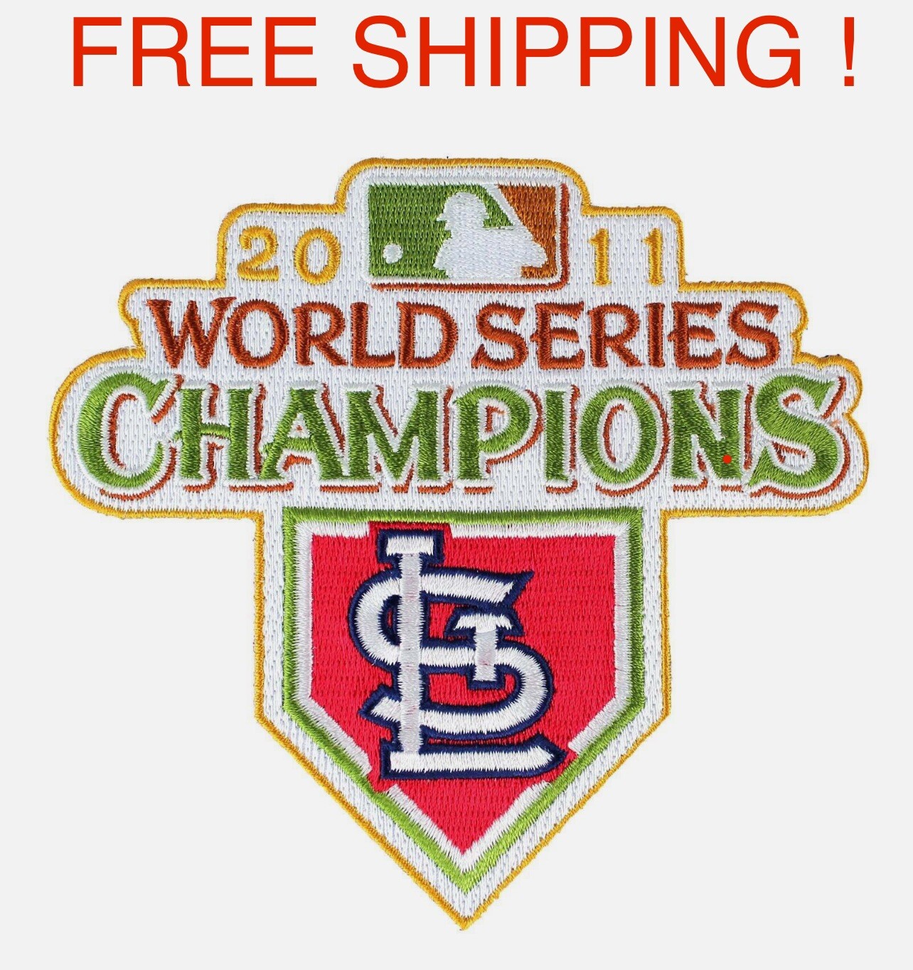 2011 World Series Official MLB Jersey Patch St. Louis Cardinals Texas Rangers