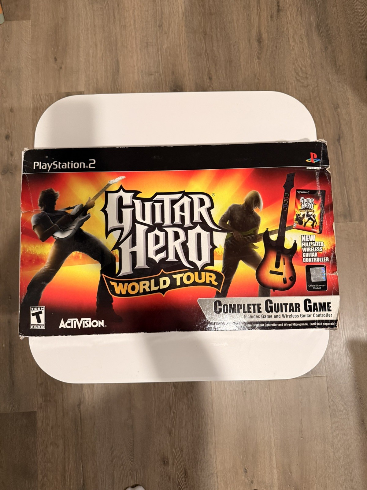 Guitar Hero World Tour Wireless Guitar Complete Game Bundle PS2
