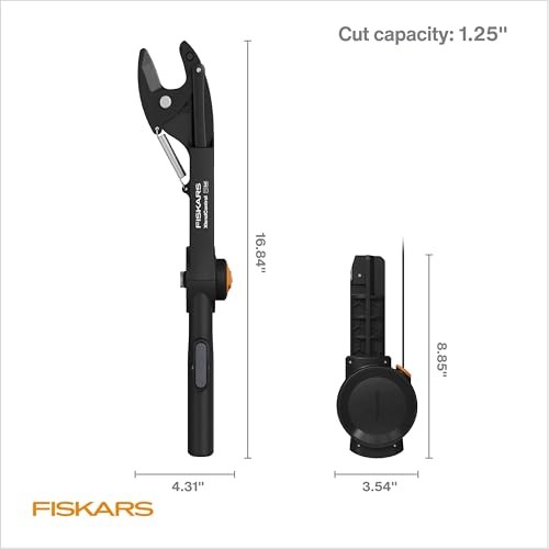 Fiskars XtendControl Rotating Tree Pruner Head with Automatic Cord Reel with
