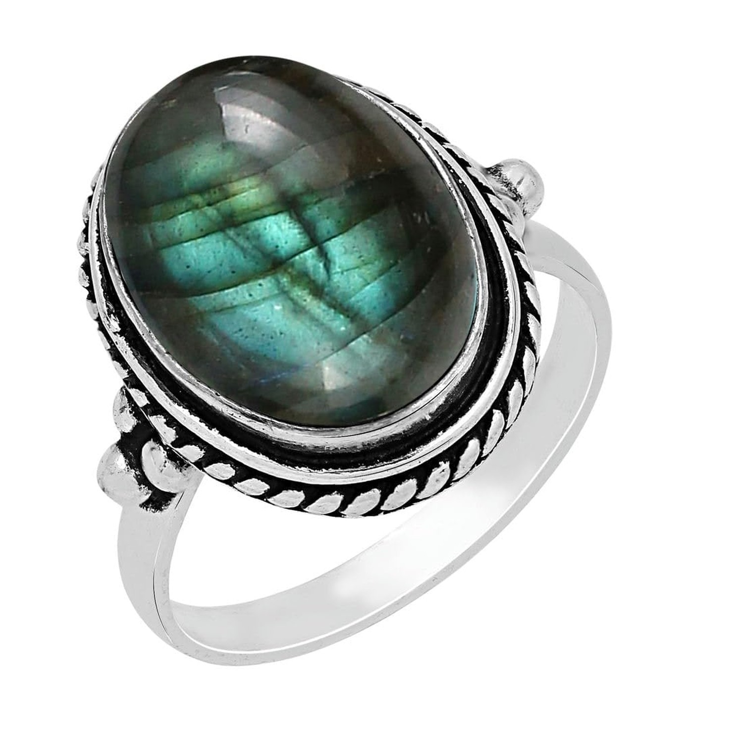 Sterling Silver Plated Handmade Statement Rings For Women, Southwest Bohemian...