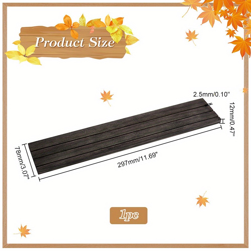 1pc 3-Slot Rectangle Wood Earring Display Card Stands for Earring Organizer