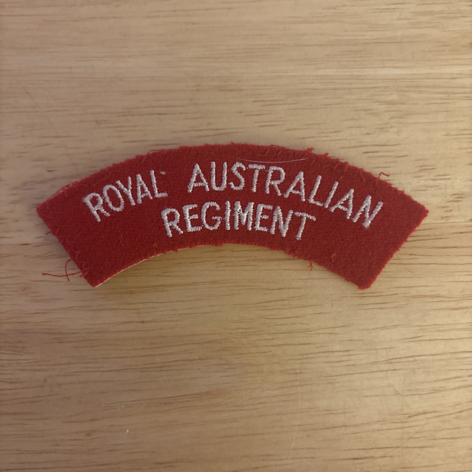 Royal Australian Regiment tab Australia**