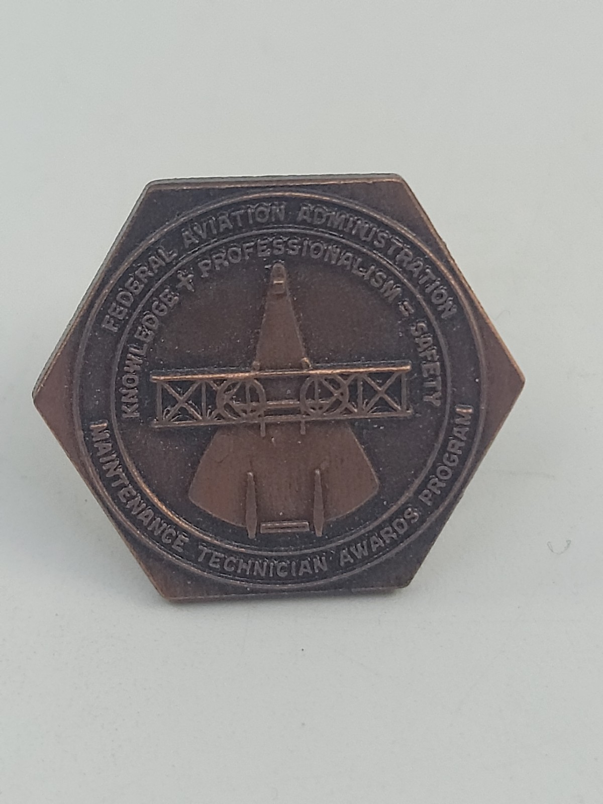 Federal Aviation Administration FAA Maintenance Technician Award Employee Pin